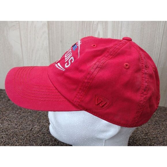 Tow Caps Ohio State 2014 Big Champions Hat Cap Red Strapback - Picture 2 of 8
